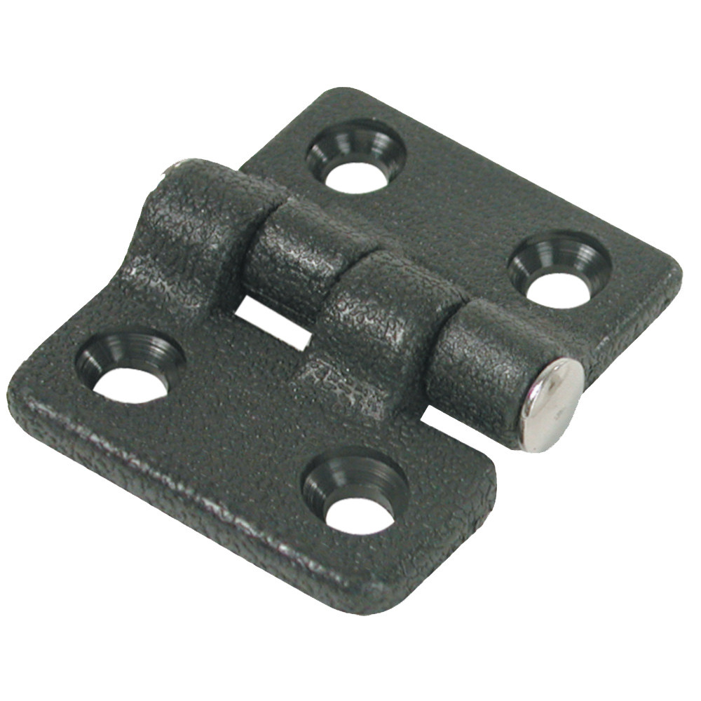 Whitecap Butt Hinge - Black Nylon - 1-1\/2" x 1-3\/8"