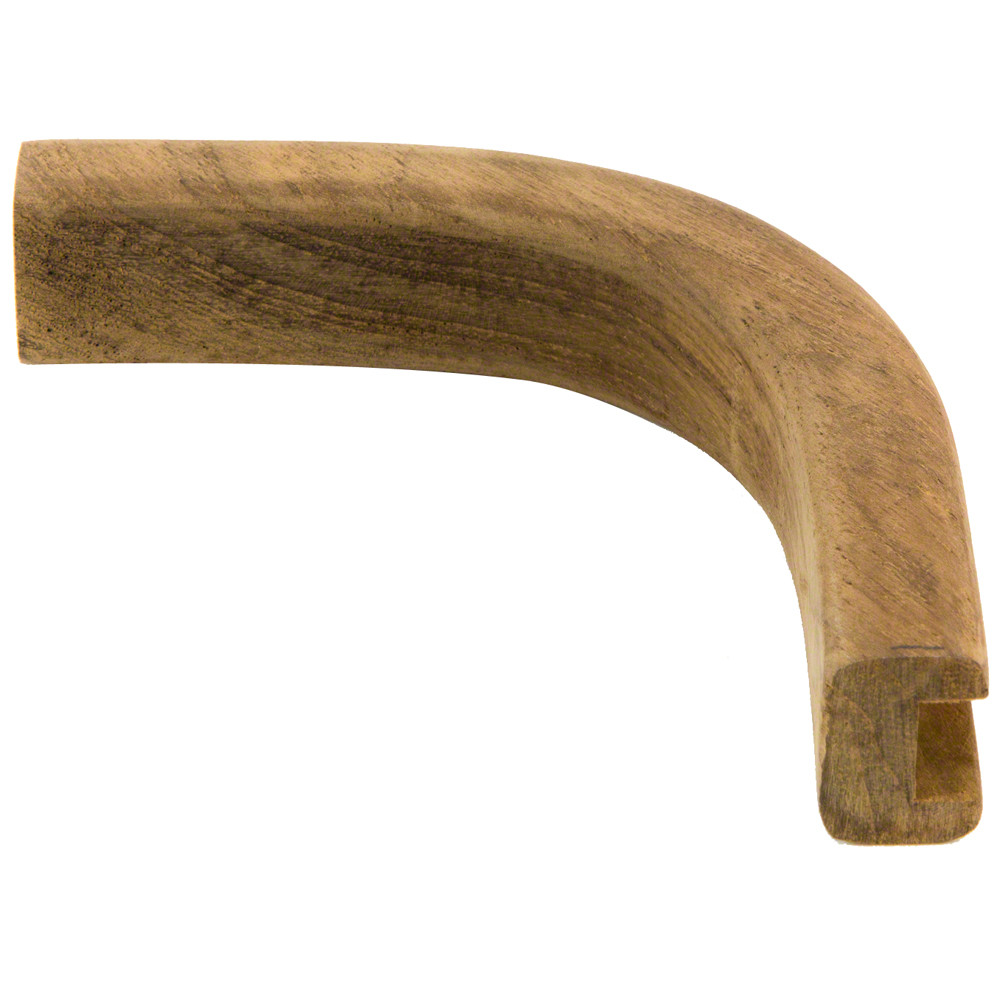 Whitecap Teak Track Inside Corner Molding - 1\/2"