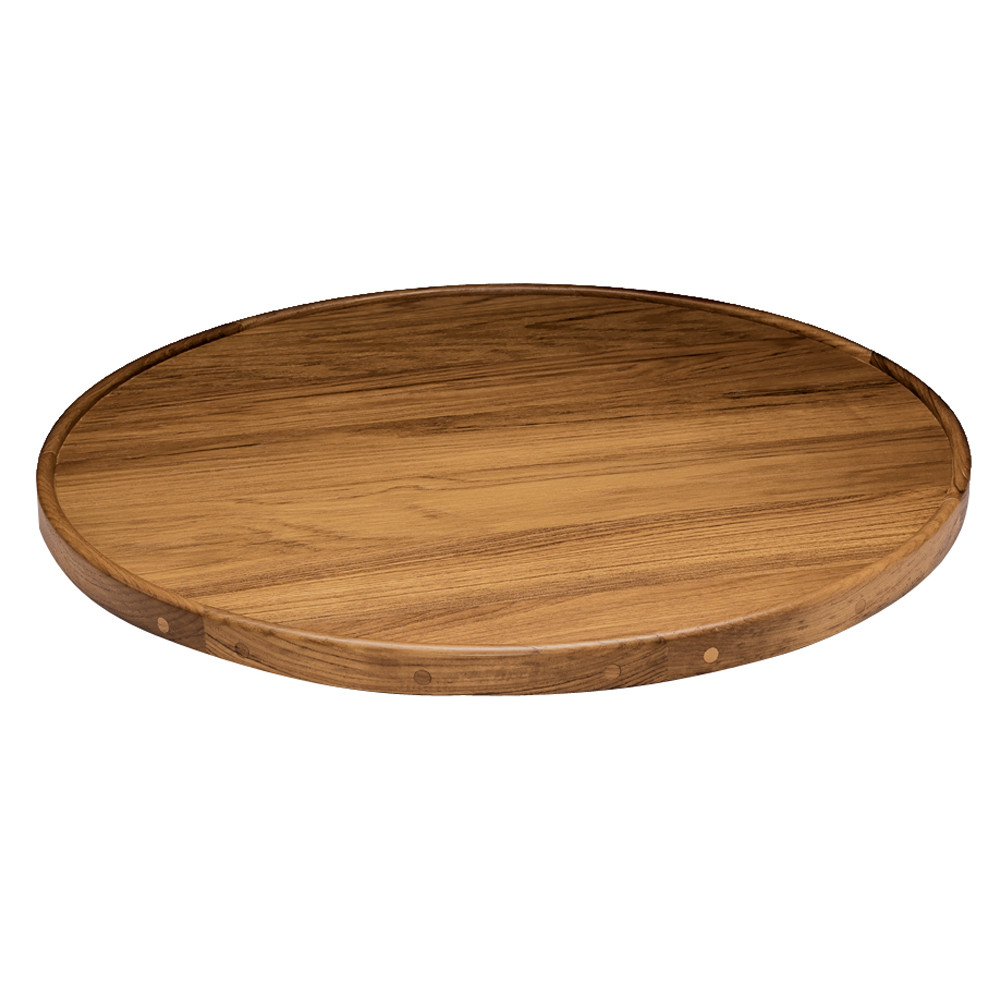 Whitecap Teak Round Table Top - 24" x 1-1\/8"