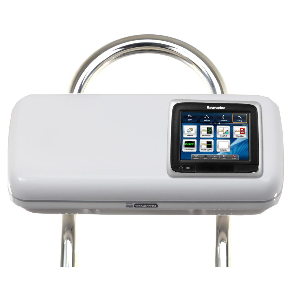 NavPod GP1507 SystemPod Pre-Cut f\/Raymarine a65\/a67\/a68 w\/Space On The Left f\/9.5" Wide Guard