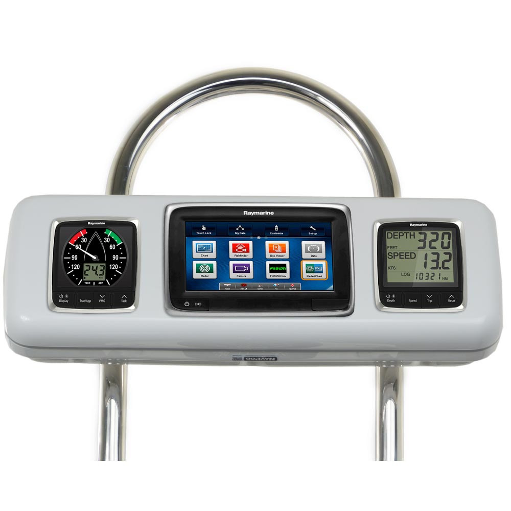 NavPod GP2605 SystemPod Pre-Cut f\/Raymarine a75\/a77\/a78 & 2 Instruments f\/12" WIde Guard