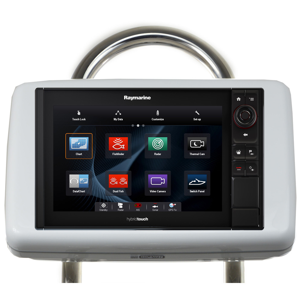 NavPod GP1205 SailPod Pre-Cut f\/Raymarine eS127\/eS128 f\/9.5" Wide Guard