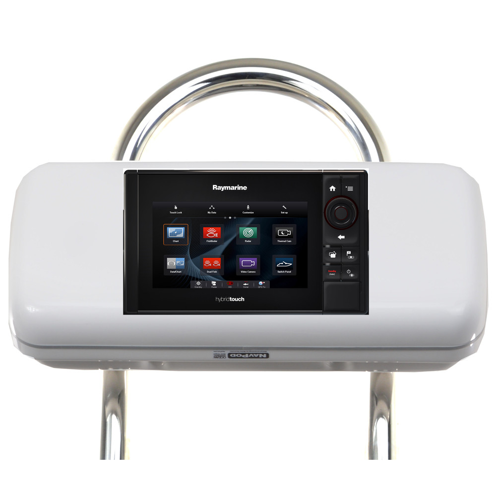 NavPod GP2524 SystemPod Pre-Cut f\/Raymarine eS75, eS77 & eS78 Mounted Center f\/12" Wide Guard