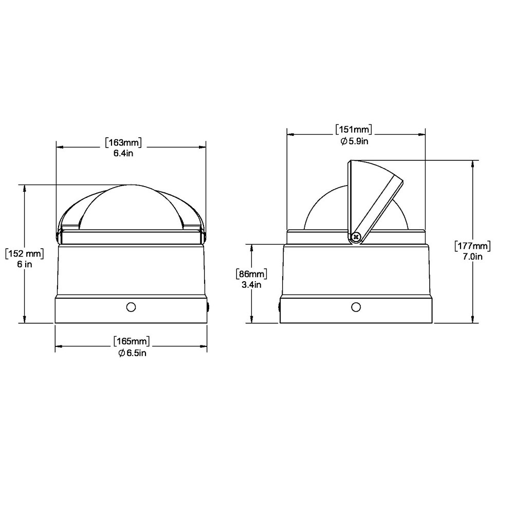 Ritchie DNP-200 Navigator Compass - Binnacle Mount - Polished Stainless Steel\/Black