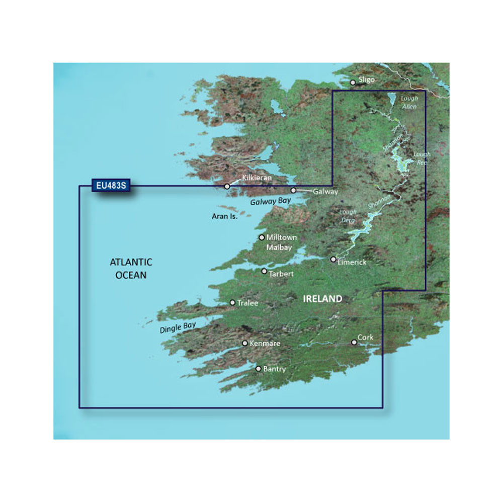 Garmin BlueChart g2 Vision - VEU483S - Galway Bay to Cork - SD Card