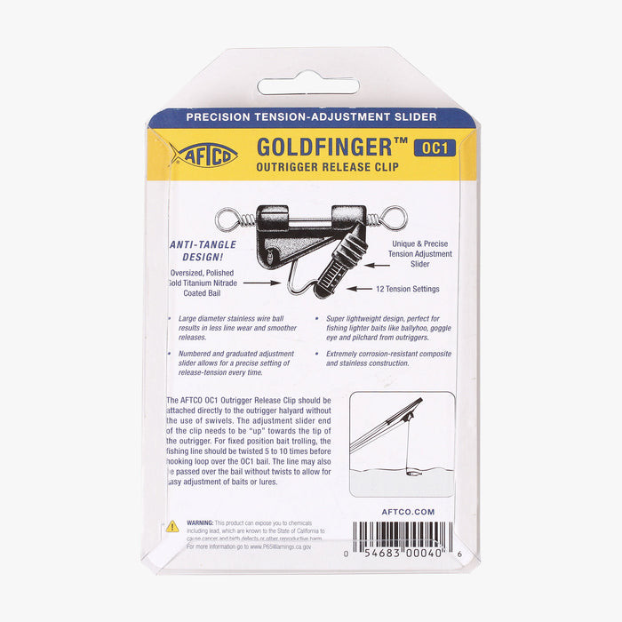 Aftco Goldfinger Outrigger Clip