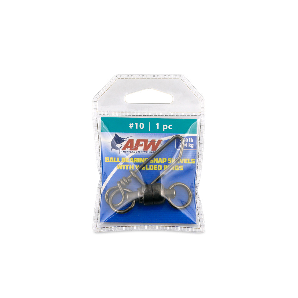 AFW Ball Bearing Snap Swivel 450# 1 Pack