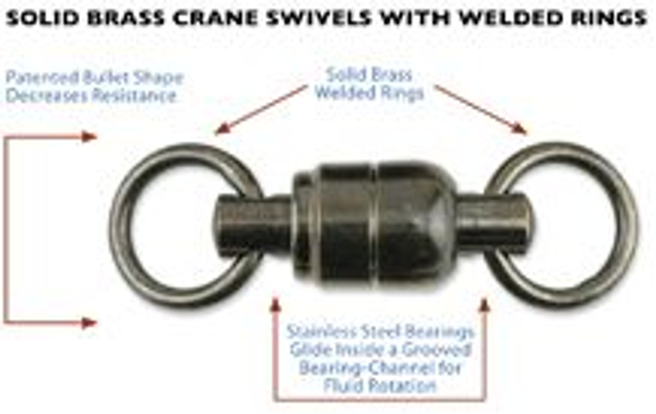 Bulk-buy Stainless Steel Crane Swivel with Tournament Snap Sea