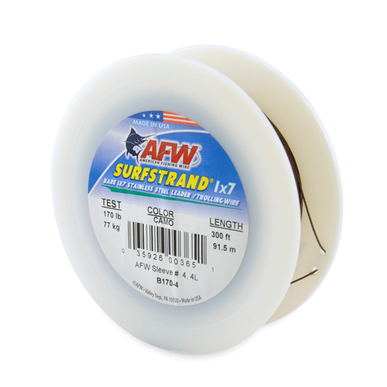 AFW Surfstrand Wire 300ft Camo Test: 170