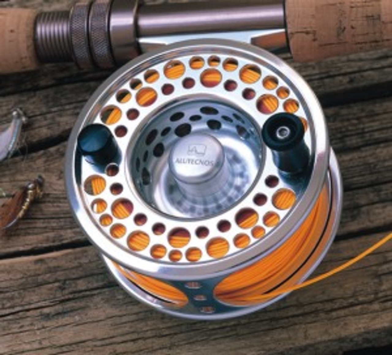 YIWULA Fly Reel 7/8 WT Large Arbor Silver/Black Aluminum Fly