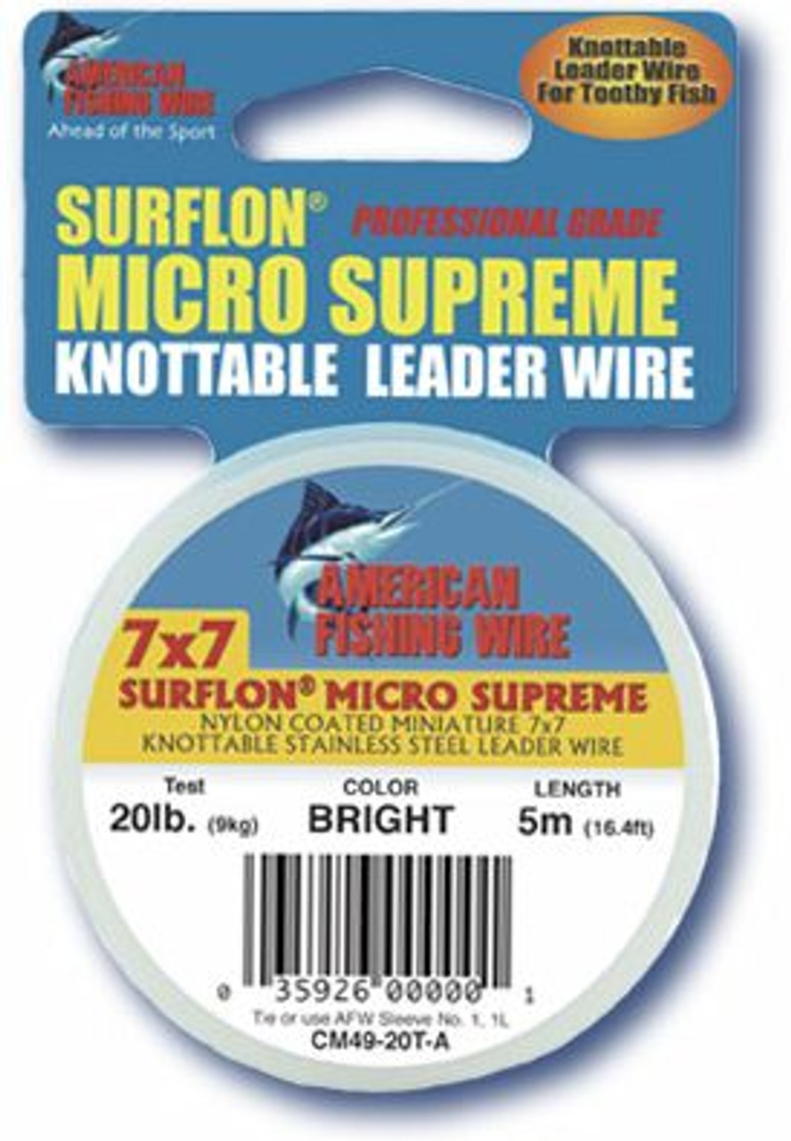 American Fishing Wire Surflon Micro Supreme 100M Camo Brown Test: 65