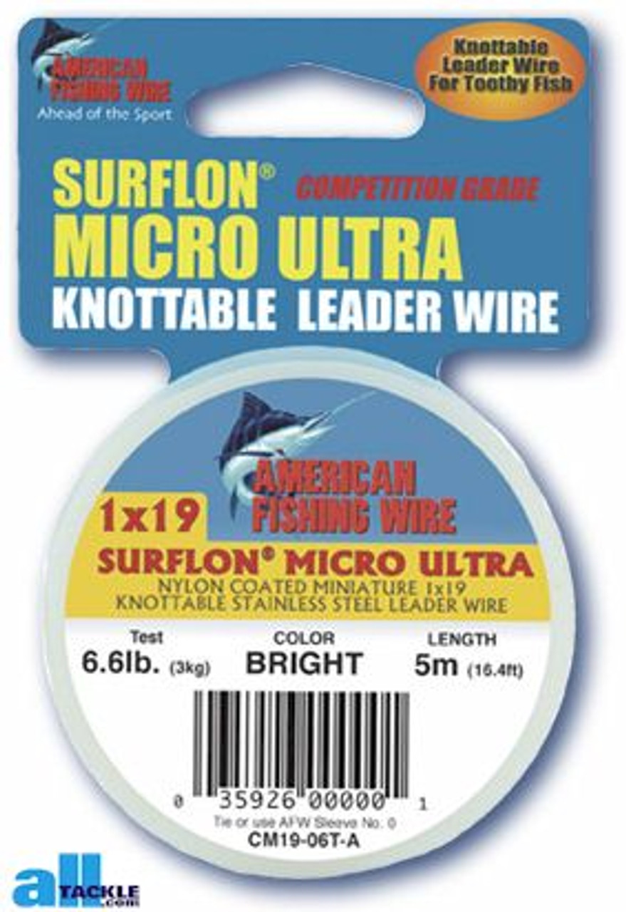 American Fishing Wire Surflon Micro Ultra 5M Camo Brown Test: 26.4