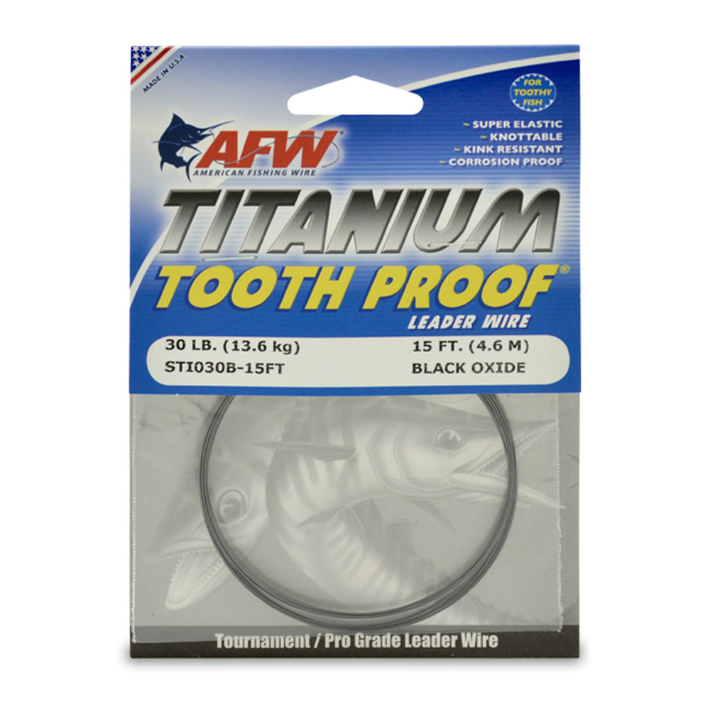 American Fishing Wire Titanium Tooth Proof 30# Test