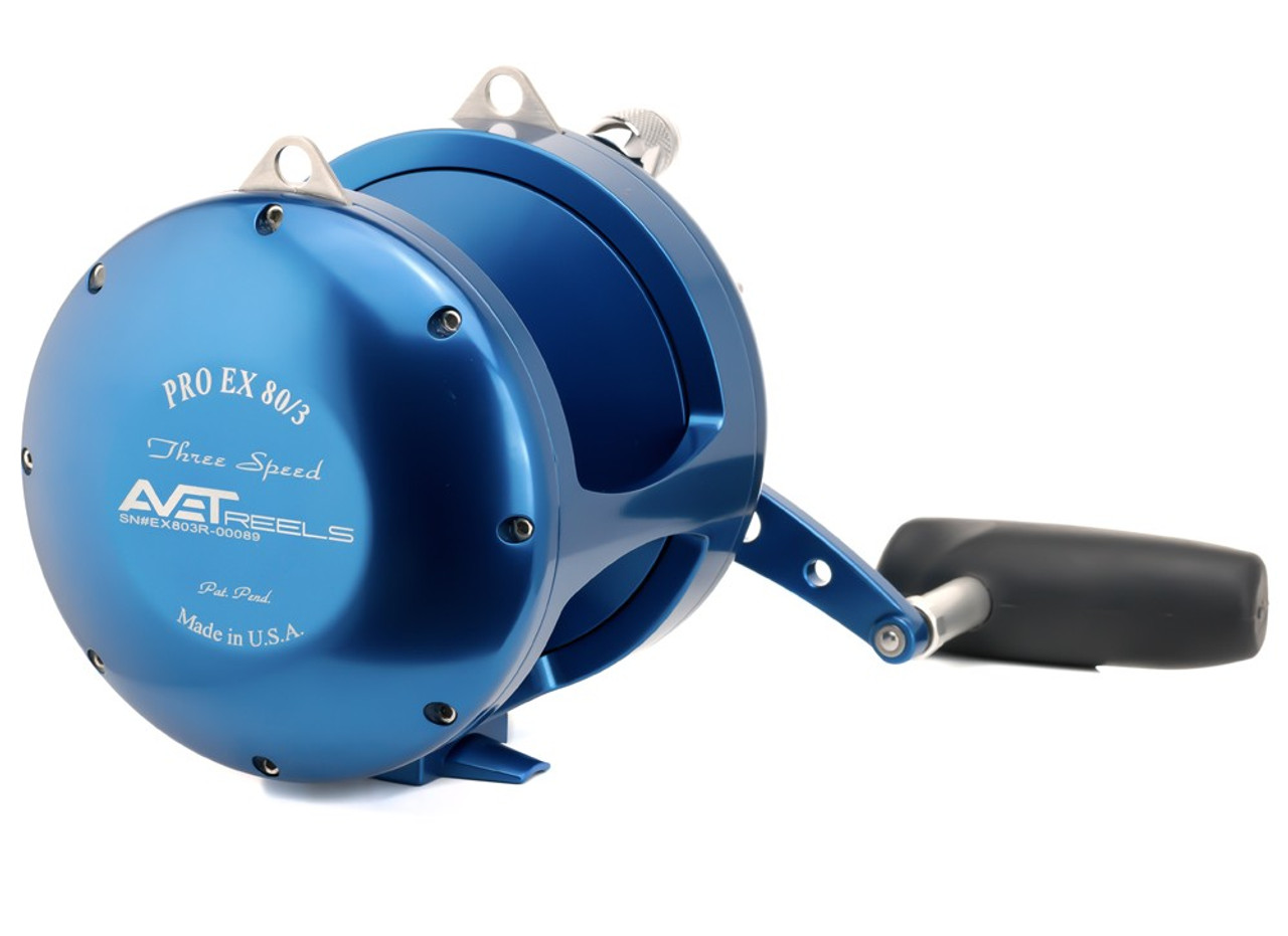 Avet Reels EXW 30 Wide 2 Speed Reel Blue