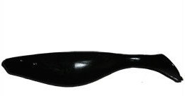 Bloody Point Baits Shad Black 9inch 10 Pack