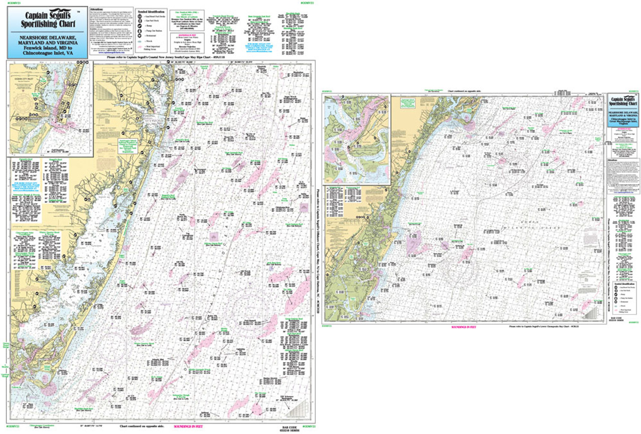 Captain Seagulls Sportfishing Charts