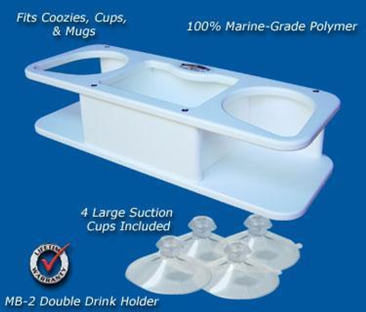 Boat Drink Holders BH-2Cell Cell Phone/Double Drink Holder