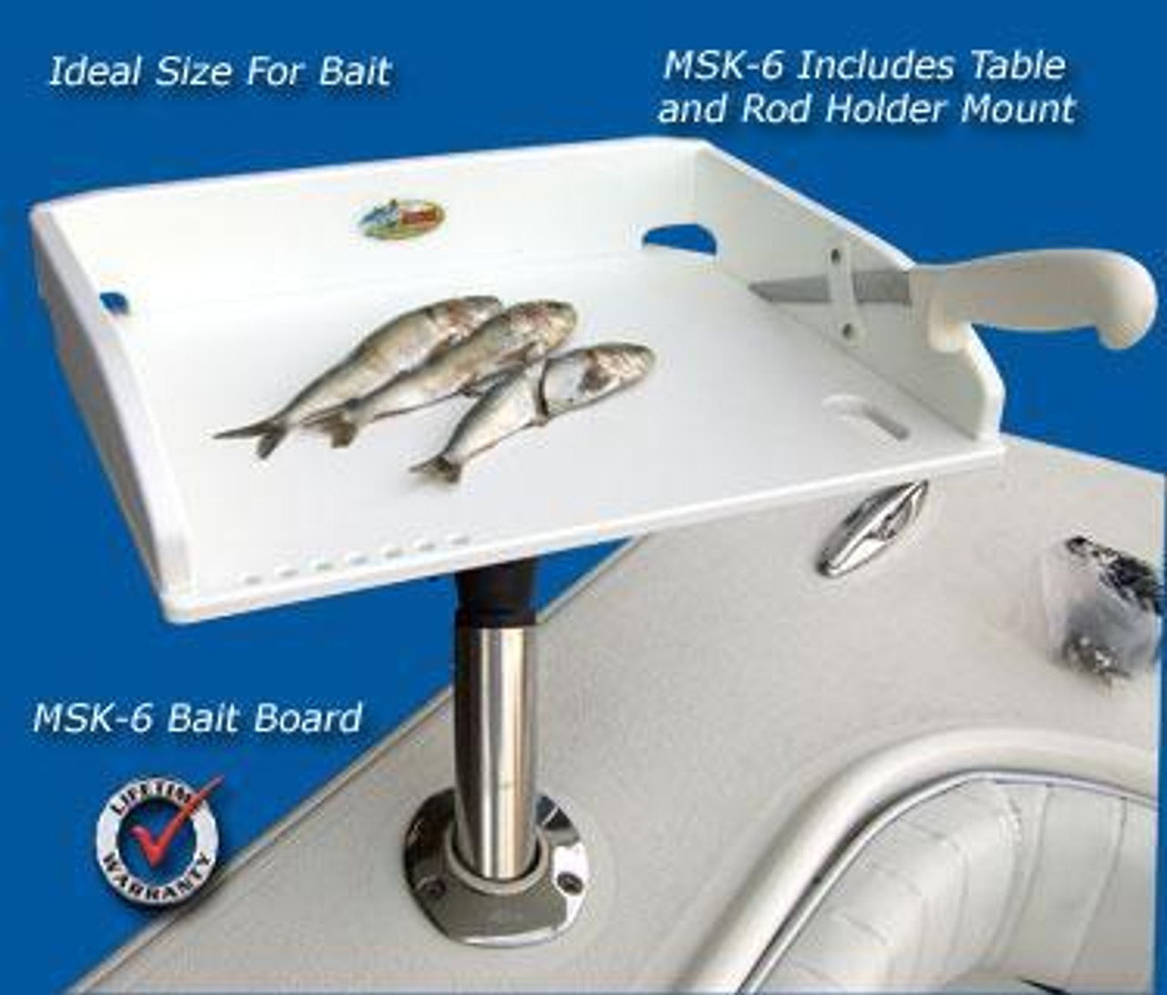 Deep Blue Marine Multi System Bait Table Kit w/ Base 14x10