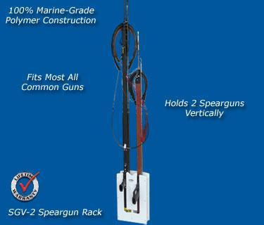 Deep Blue Marine Speargun Rack - 2 Guns