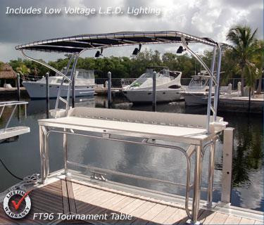 Deep Blue Marine Ultimate Tournament Dockside Fillet Table 96 x 36 Deluxe