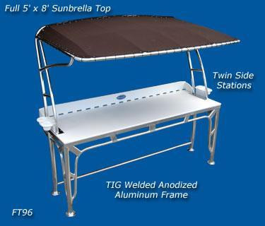 Deep Blue Marine Ultimate Tournament Dockside Fillet Table 96 x 36 Deluxe