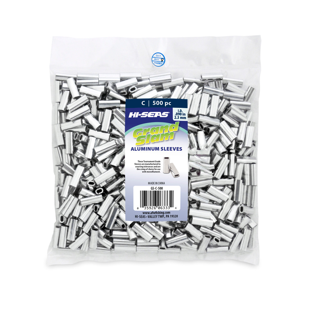Hi Seas Aluminum Sleeve-C 500 Pack