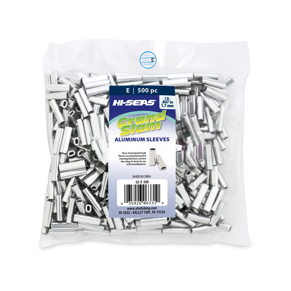 Hi Seas Aluminum Sleeve-E 500 Pack