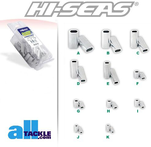 Hi Seas Hi Seas Aluminum Sleeve-E 500 PackAluminum Sleeve-E 500 Pack
