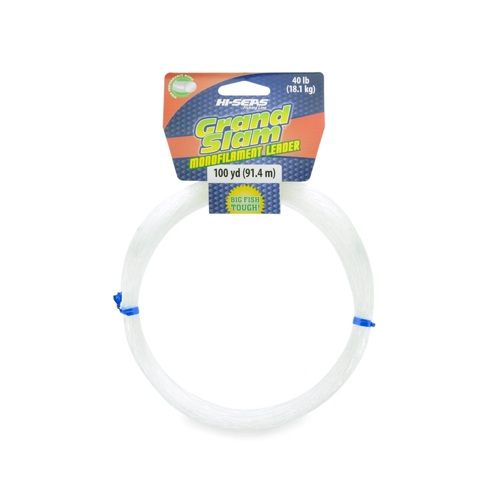 Hi Seas Grand Slam Leader Coil 100 Yds Clear Test: 40