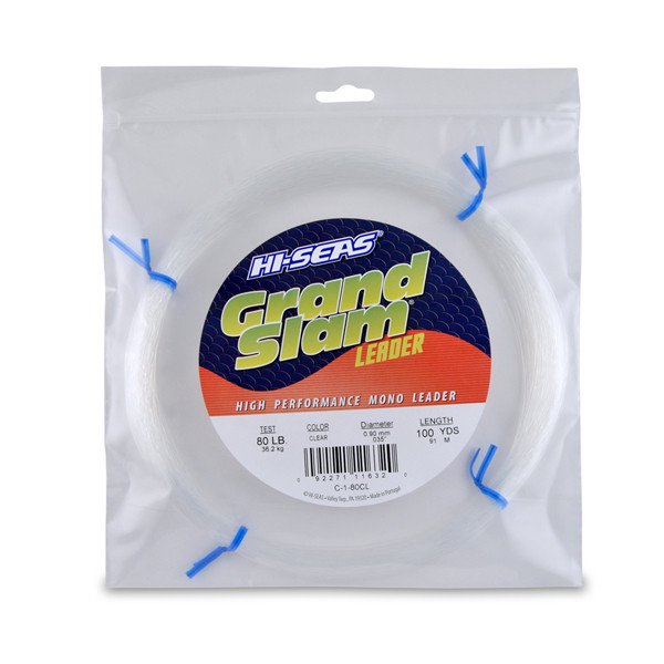 Hi Seas Grand Slam Leader Coil 100 Yds Clear Test: 80