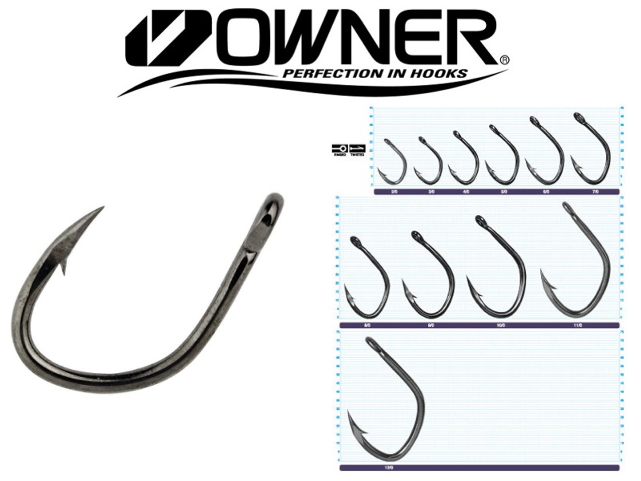 Owner Offshore Hook #5129 8/0 Qty: 5