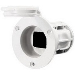 Cannon Flush Mount Power Port - White