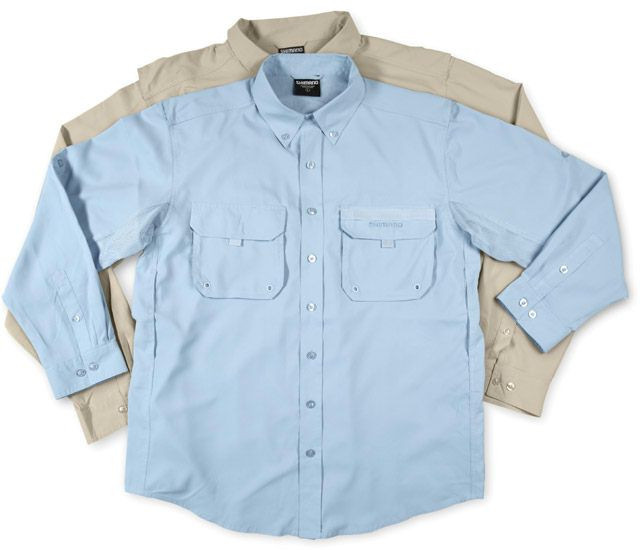 Shimano Vented Guide Shirt Khaki XL