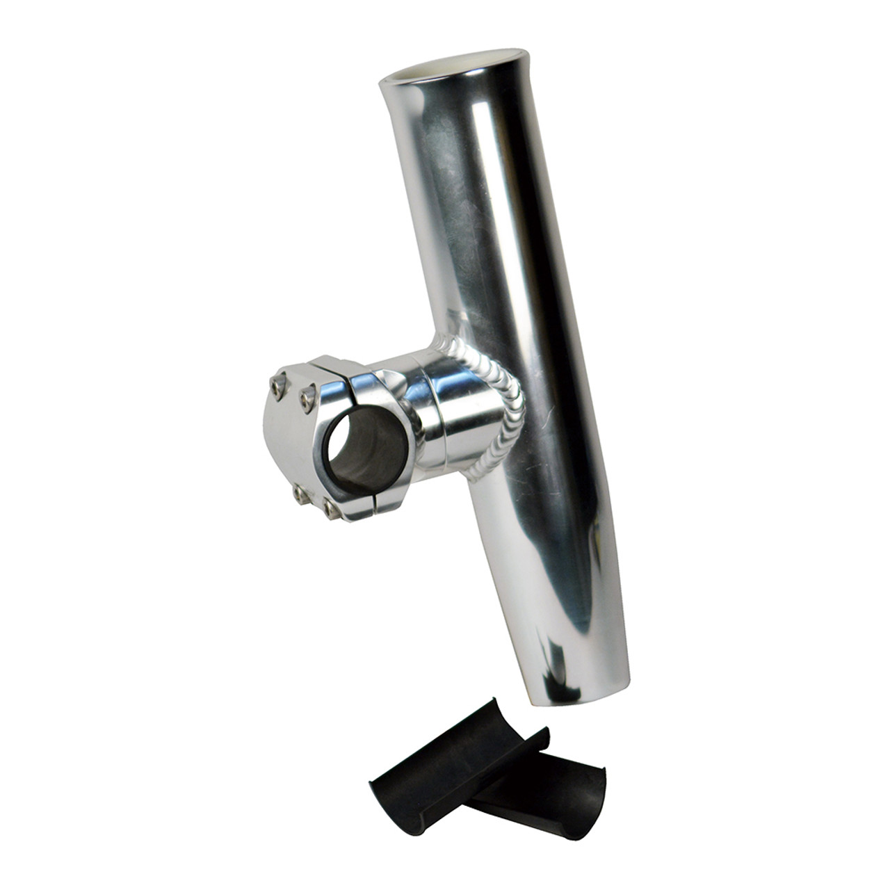 C.E. Smith Adjustable Mid Mount Rod Holder Aluminum 1-1/4 or 1-5/16 w/Sleeve & Hex Key