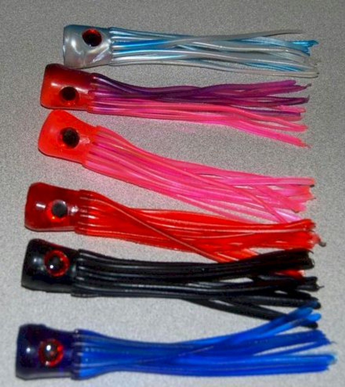 Squidnation Mini Chugger Lure - Black - 10 pack