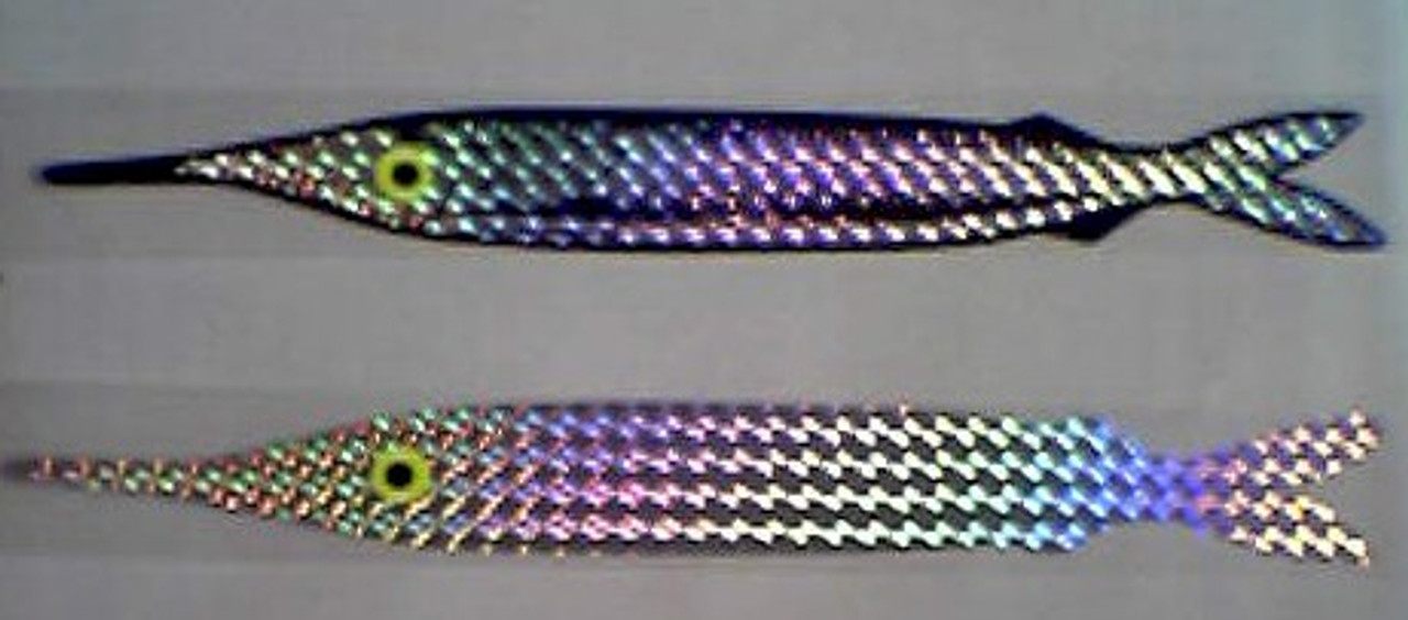 Stripteaser Dredge Replacement Strip - 9 fish ballyhoo Strip - Black 