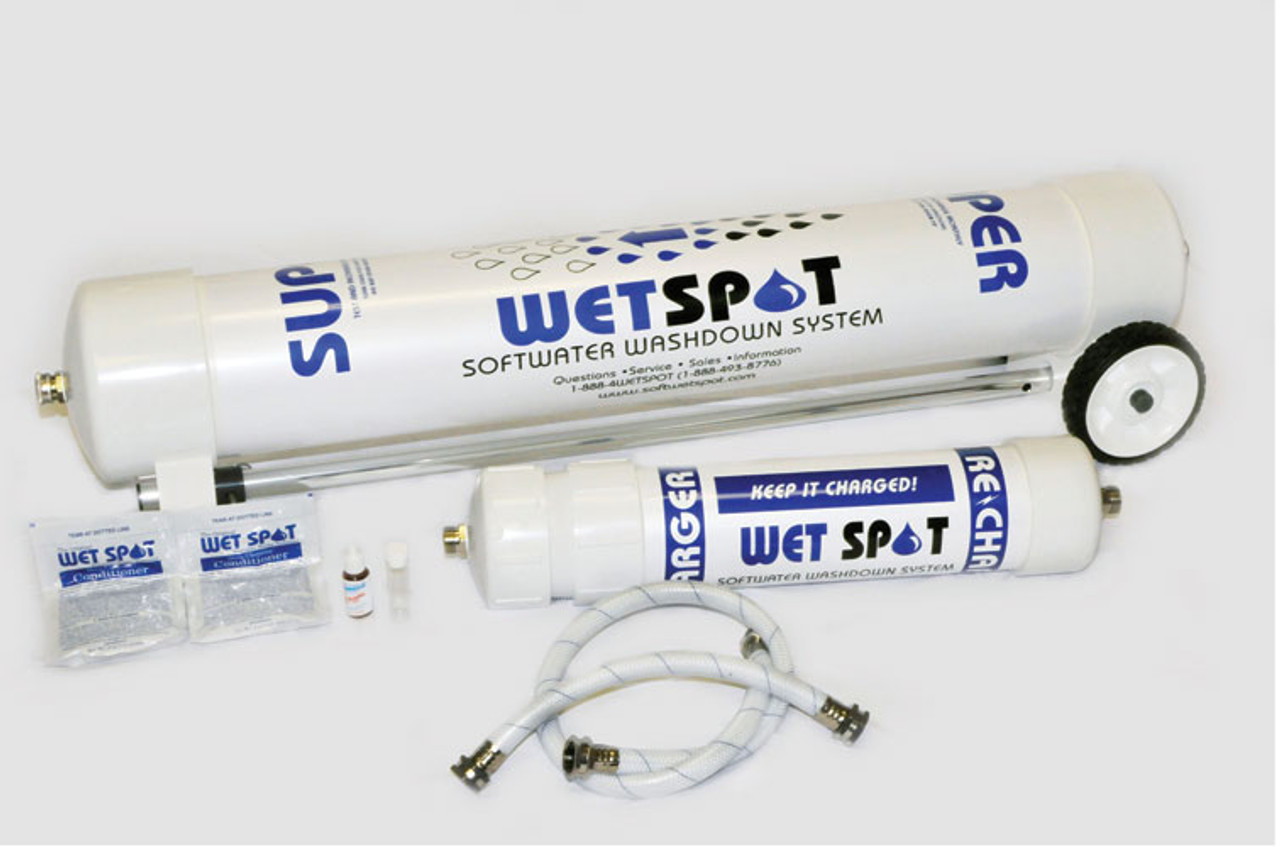 Wetspot Super Portable Water Softener For Spot Free Boat Cleaning 4346