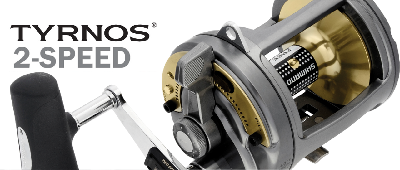 Shimano Tyrnos Two-Speed Lever Drag Reels