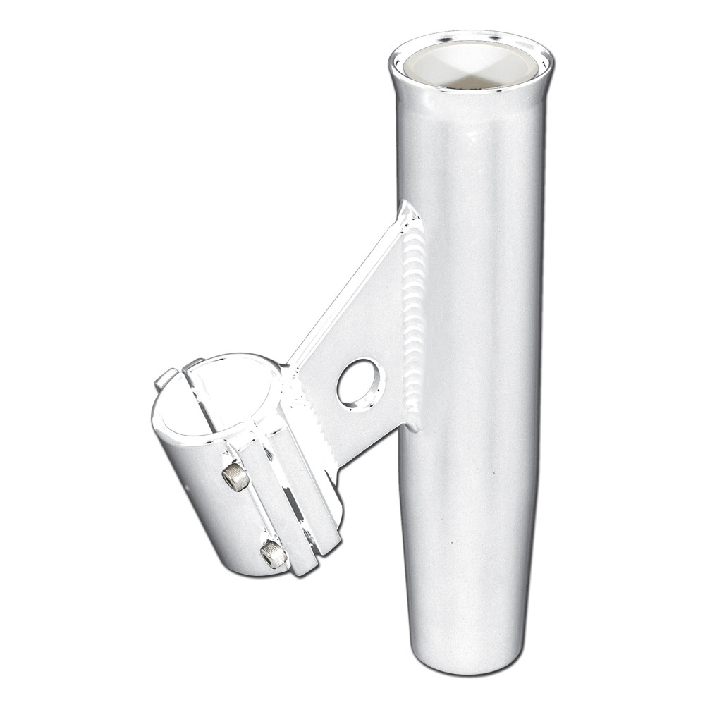 Lee's ClampOn Rod Holder White Aluminum Vertical Mount Fits 1.315