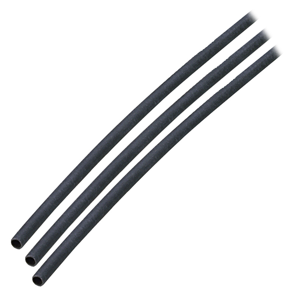 Ancor Adhesive Lined Heat Shrink Tubing (ALT) - 1\/8" x 3" - 3-Pack - Black