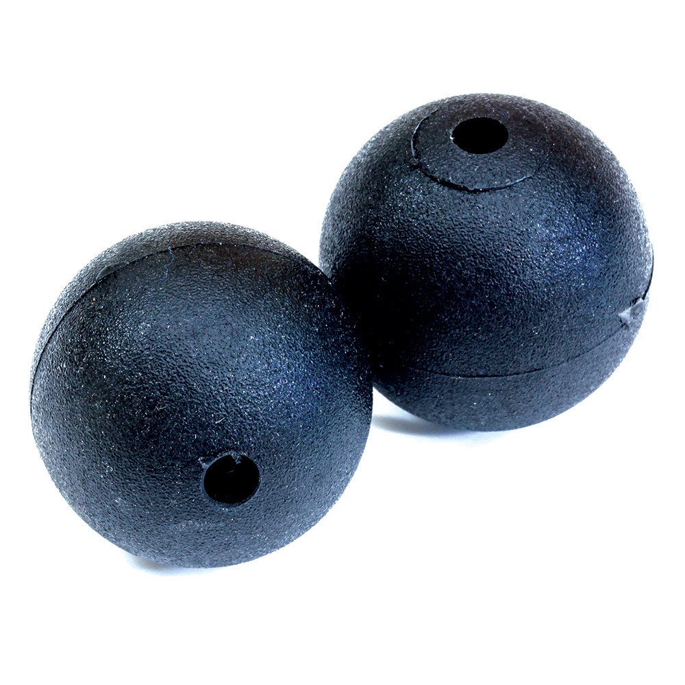 Tigress Black Plastic Outrigger Stops - 1-1\/4" - Pair