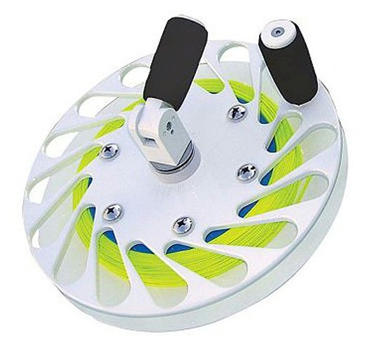 Reel Colors Pancake Bridge Teaser Reel 10 Double - Powder Coat White