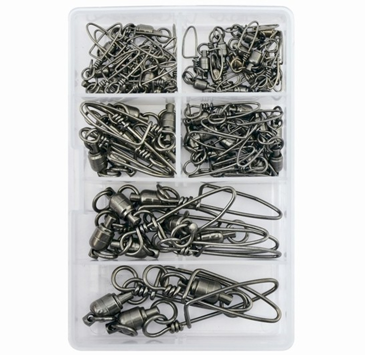 AFW Brass Ball Bearing Snap Swivels Kit, 51 Pieces 