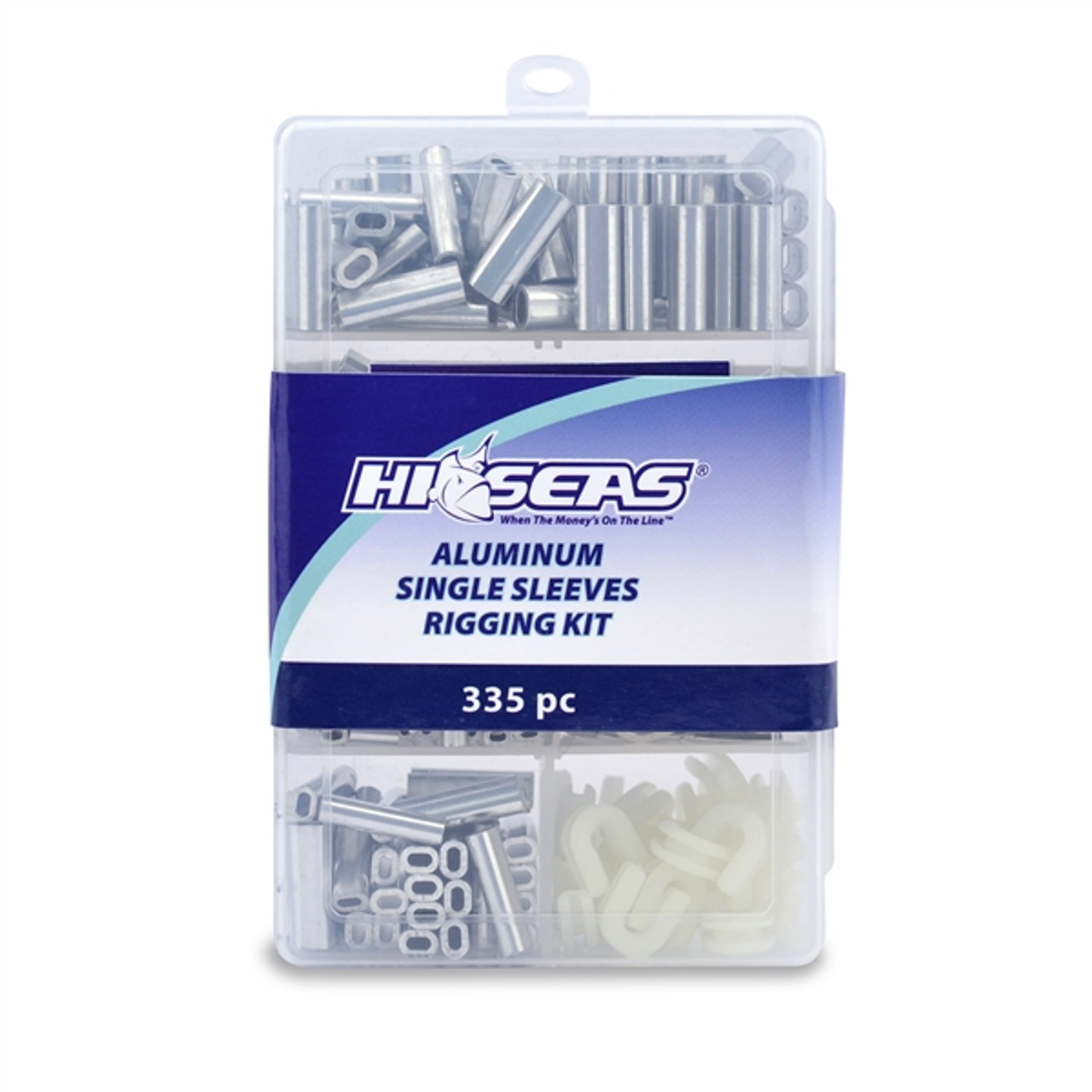 Hi-Seas Aluminum Single Sleeves Rigging Kit, 335 Pieces
