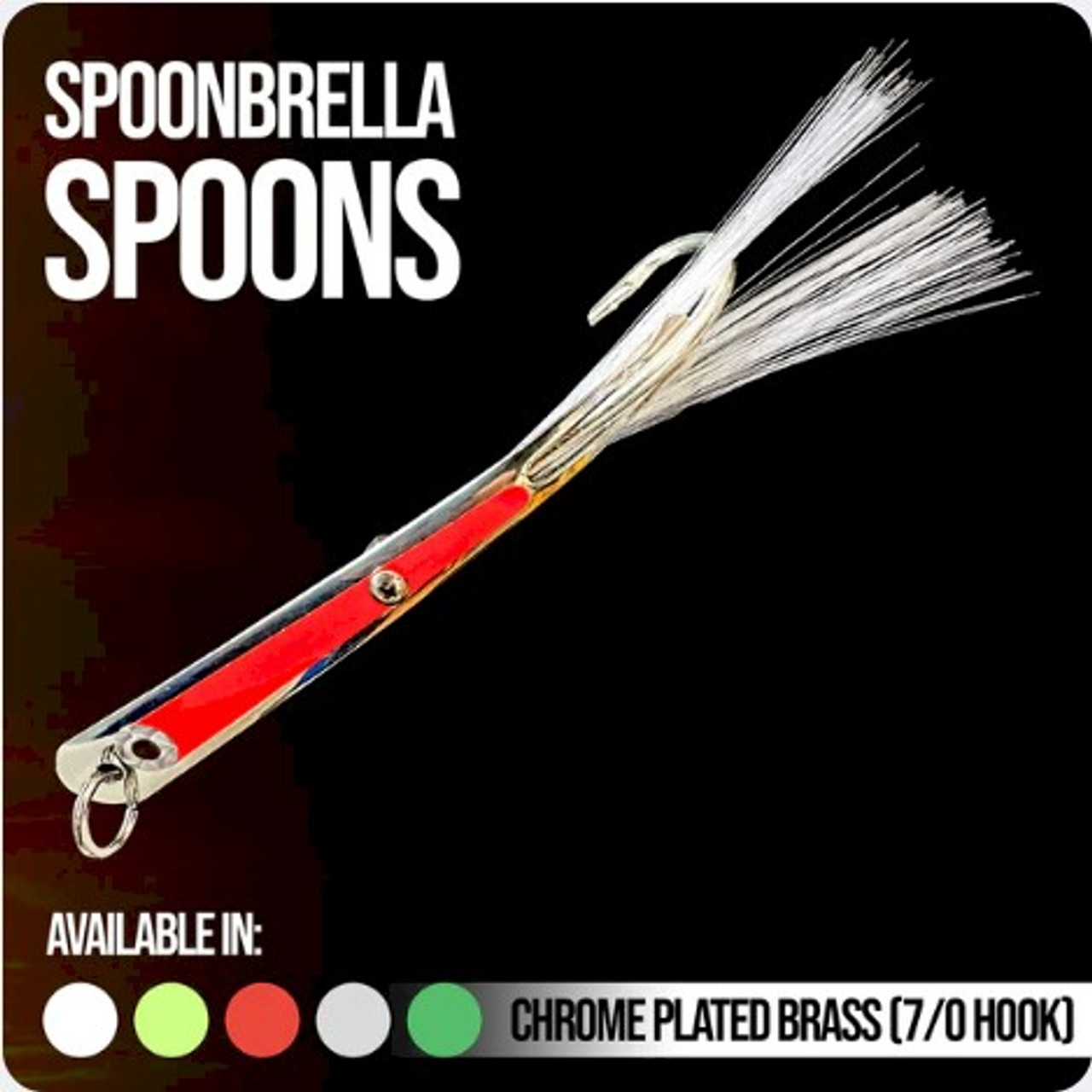 Captain John's Spoon Hookbait 8/0 - Chartruese