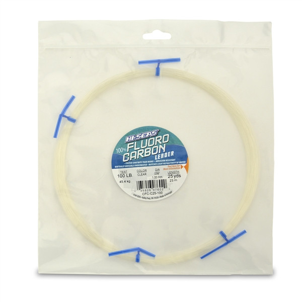 Hi Seas Fluorocarbon Leader 25 yd Coil Test:100