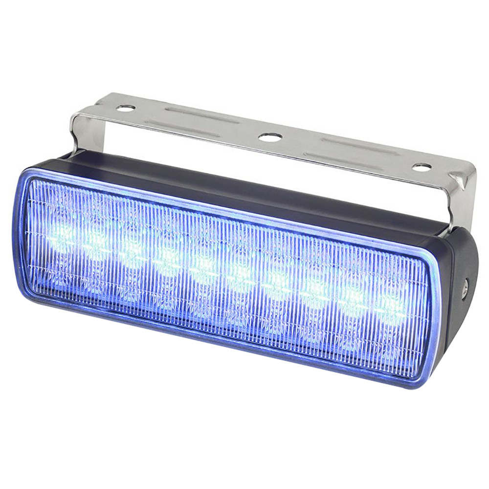 Hella Marine Sea Hawk XL Dual Color LED Floodlights - Blue\/White LED - Black Housing