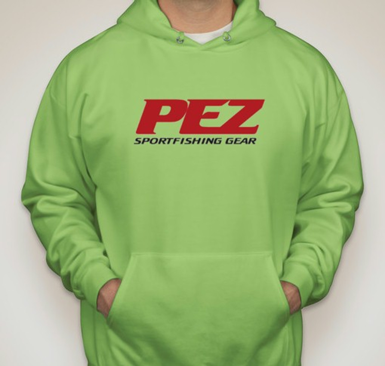 Pez Performance Fishing Hoodie -XL - Lime