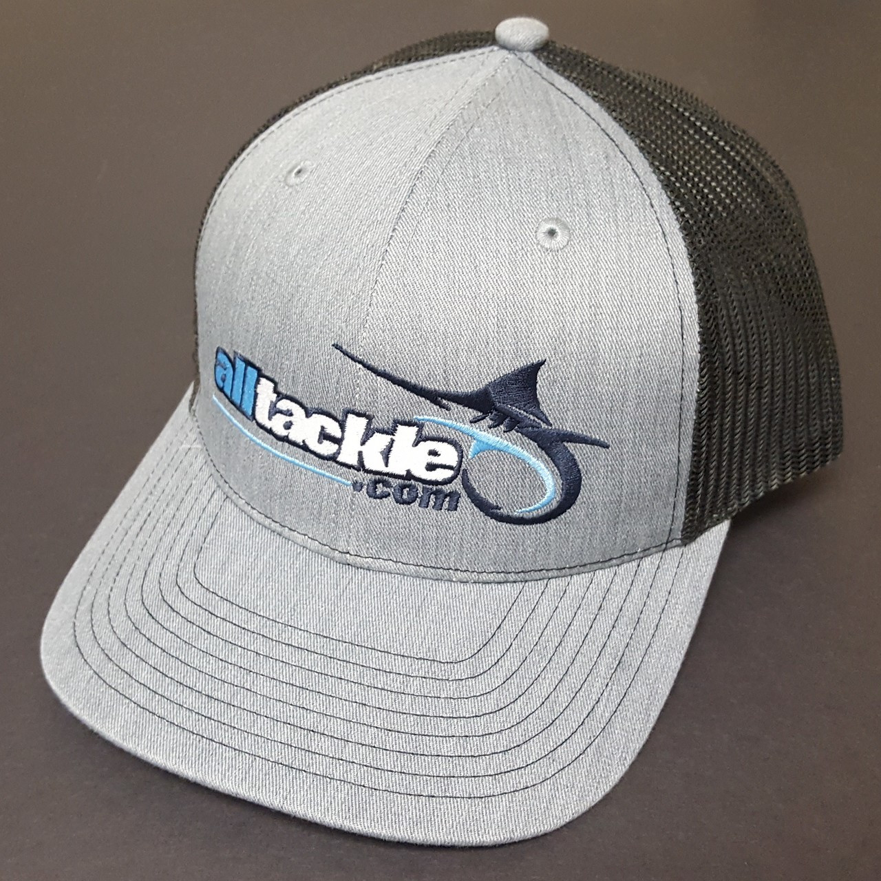 Alltackle Fishing Hat - Logo - Black & Gray - Alltackle.com