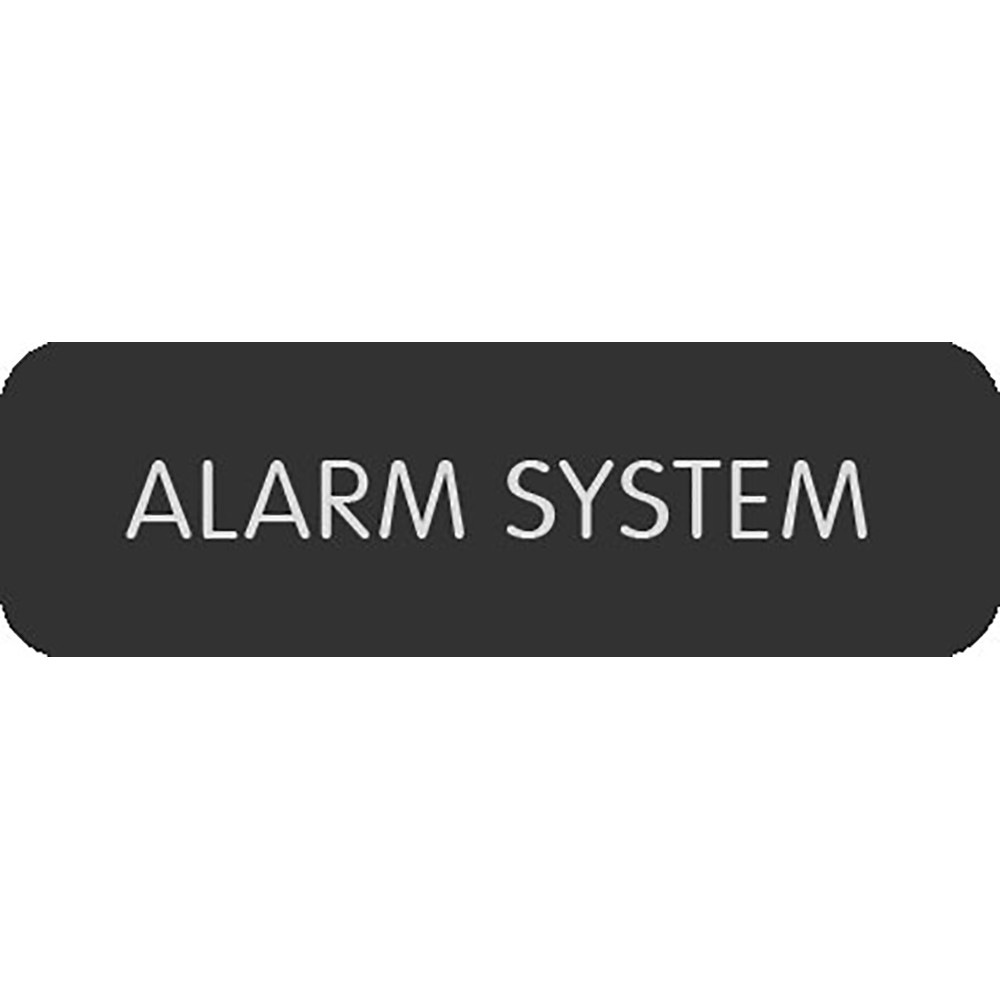 Blue Sea Large Format Label - "Alarm System"